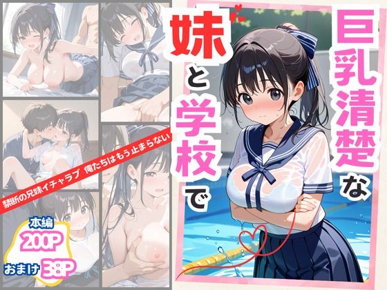 【巨乳清楚な妹】が可愛すぎたので、学校の更衣室でえっちした話  エロ画像533773