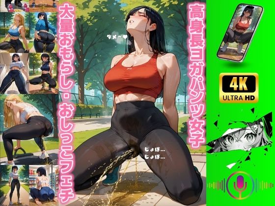 【変態エロアニメ】高身長ヨガパンツ女子の大量おもらし・放尿・おしっこフェチ  エロ画像539643