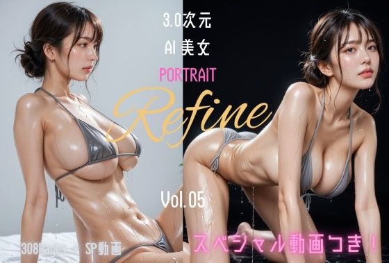 3.0次元AI美女 PORTRAIT Refine VOL.05 AI SEX ポーズ集  エロ画像597859