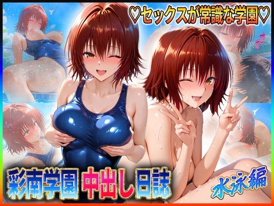 彩南学園の中出し日誌  水泳編  御〇涼子  エロ画像618700