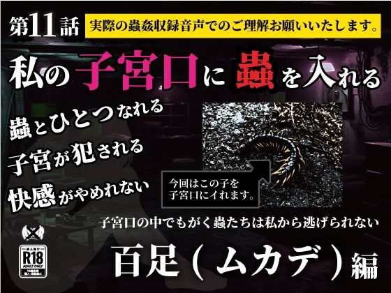 私の子宮口の中に蟲を入れる 第11話 百足（ムカデ）編  エロ画像636873