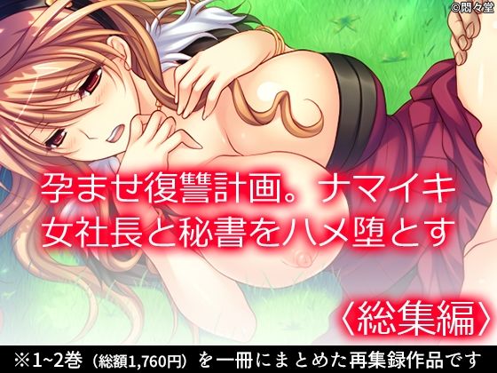 孕ませ復讐計画。ナマイキ女社長と秘書をハメ堕とす ＜総集編＞  エロ画像661155