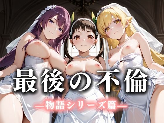 最後の不倫。――結婚式前夜、ラブホでウェディングドレスを脱がされて 化物語編  エロ画像665979
