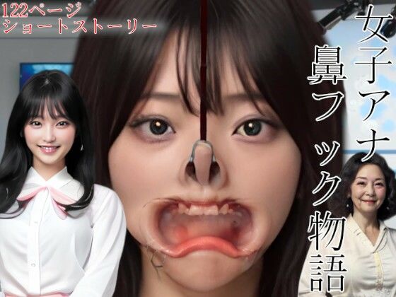 女子アナ顔面恥辱鼻フック物語  エロ画像680700