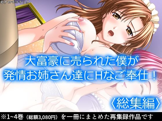 大富豪に売られた僕が発情お姉さん達にHなご奉仕！  ＜総集編＞  エロ画像685378