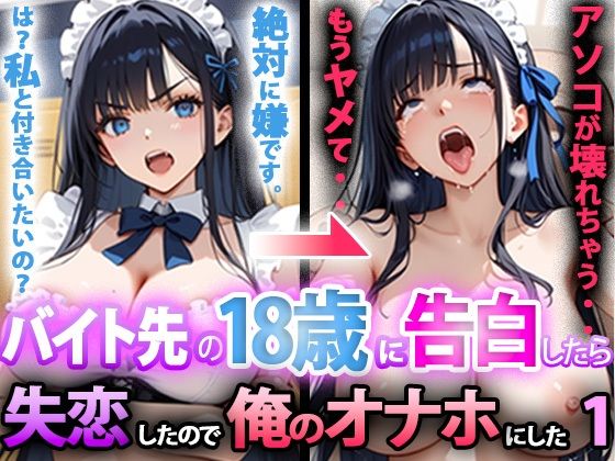 バイト先の18歳に告白したら、失恋したので俺のオナホにした話 前編  エロ画像694489