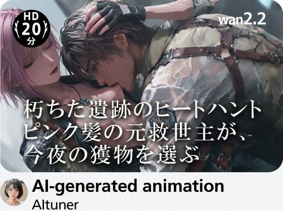 【20分HD】朽ちた遺跡のヒートハント──ピンク髪の元救世主が、今夜の獲物を選ぶ  エロ画像702657