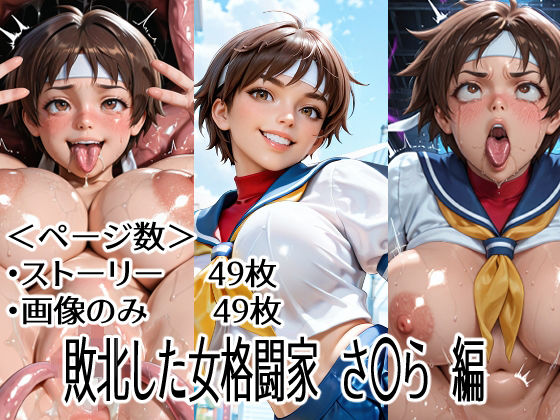 敗北した女格闘家  さ〇ら  編  エロ画像730097