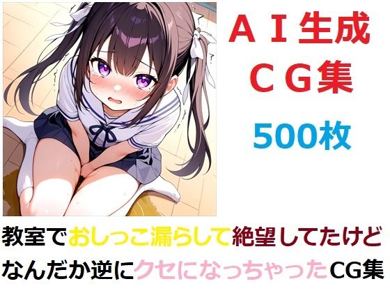 教室でおしっこ漏らして絶望してたけどなんだか逆にクセになっちゃったCG集  エロ画像733909