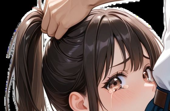 ポニーテールを掴んでイラマチオ  エロ画像740934