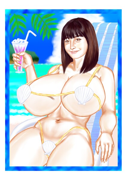 暑乳見舞い  エロ画像322